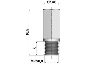 Polini Carburateur Hoofdsproeier  voor Keihin PWK,  CP, OKO, Naraku, Stage6 Carburateur - 176