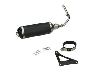 Uitlaat euro-4 EVO-1 Primavera Sprint Piaggio Zip 4-takt zwart Power1