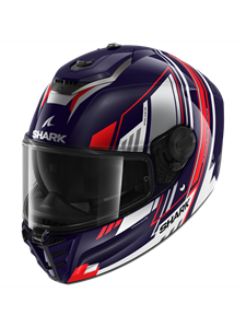 SHARK Spartan RS Byhron, Integraalhelm, Blauw-Wit-Chroom BWU