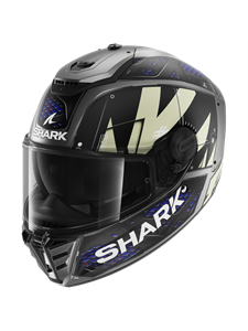 SHARK Spartan RS Stingrey, Integraalhelm, Mat Antraciet-Antraciet-Blauw AAB