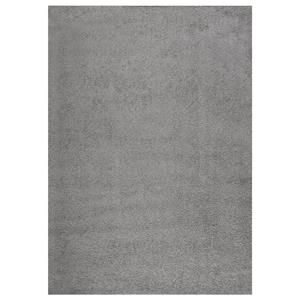 vidaXL Teppich Shaggy Hochflor Grau 120x170 cm 