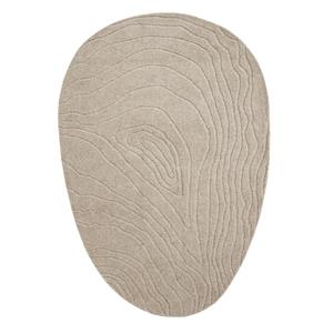 By-Boo Vloerkleed Pebble Wol, 190 x 290cm - Beige