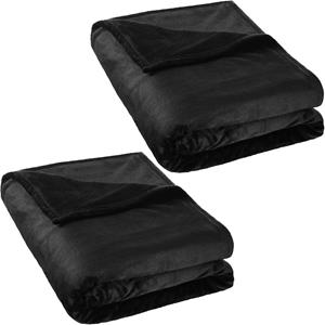 Tagesdecke »2 Kuscheldecken Polyester 220x240cm«, tectake