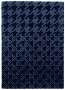 Ted Baker Houndstooth Dark Blue 162808 - 140x200 cm Vloerkleed