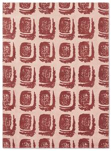 Ted Baker Woodblock Red 163003 - 250x350 cm Vloerkleed