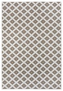 NORTHRUGS Läufer "Nizza", rechteckig, 5 mm Höhe, In-und Outdoor geeignet, Wohnzimmer, Balkon, Terrasse, Garten, Robust, Pflegeleicht, Flachgewebe, Wendbar