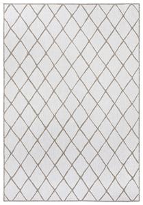 NORTHRUGS Läufer "Malaga", rechteckig, 5 mm Höhe, In-und Outdoor geeignet, Wohnzimmer, Balkon, Terrasse, Garten, Robust, Pflegeleicht, Flachgewebe, Wendbar