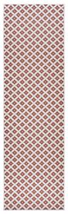 NORTHRUGS Läufer "Nizza", rechteckig, 5 mm Höhe, In-und Outdoor geeignet, Wohnzimmer, Balkon, Terrasse, Garten, Robust, Pflegeleicht, Flachgewebe, Wendbar