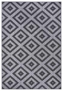 NORTHRUGS Läufer "Malta", rechteckig, 5 mm Höhe, In/- Outdoor geeignet, Rauten Design, Wohnzimmer, Balkon, Terrasse, Flur, Diele, Robust, Pflegeleicht, Flachgewebe