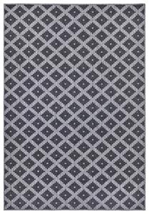 NORTHRUGS Teppich "Nizza", rechteckig, 5 mm Höhe, In-und Outdoor geeignet, Wohnzimmer, Balkon, Terrasse, Garten, Robust, Pflegeleicht, Flachgewebe, Wendbar