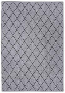 NORTHRUGS Teppich "Malaga", rechteckig, 5 mm Höhe, In-und Outdoor geeignet, Wohnzimmer, Balkon, Terrasse, Garten, Robust, Pflegeleicht, Flachgewebe, Wendbar