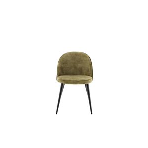 Ebuy24 - Velvet Esszimmerstuhl Velour grün, schwarz.