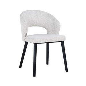 Richmond Interiors Richmond Eetkamerstoel Savoy Bouclé - Wit