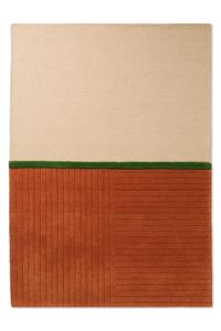 Brink & Campman Decor Rhythm Tangerine 098003 - 140x200 cm Vloerkleed