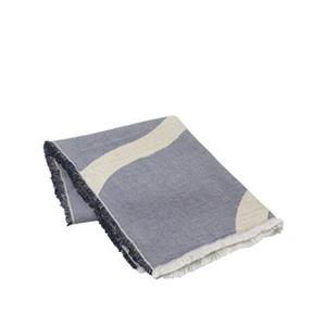 Broste Copenhagen Tide Plaid L 180 x B 130 cm - Blauw