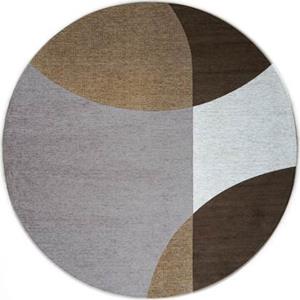 Veer Carpets Vloerkleed Eli Brown ø120 cm