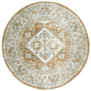 Veer Carpets Vloerkleed Laria Brown 5 Rond - ø200 cm