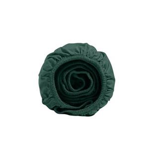 Yumeko hoeslaken percal forest green 90x210x30