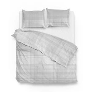 Zo! Home Dekbedovertrek Flanel Marley - cloud grey
