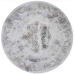 Veer Carpets Vloerkleed Juud Rond Grijs ø160 cm