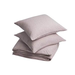 Yumeko overtrekset gewassen linnen rose stripe 240x220 + 2/60x70