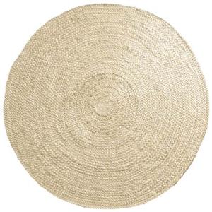 Home67 Vloerkleed Jute Rond Bleached ø200 cm