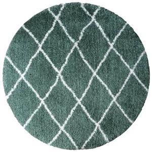 Veer Carpets Vloerkleed Jeffie Green Rond ø120 cm