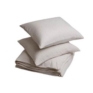 Yumeko overtrekset gewassen linnen natural stripe 260x220 + 2/60x70