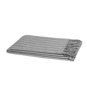 Yumeko plaid kasjmierblend stripe grey melange 130x190