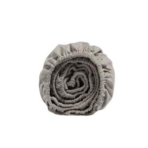 Yumeko hoeslaken velvet flanel stone brown 180x220x30