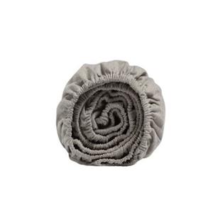 Yumeko hoeslaken velvet flanel stone brown 200x200x30