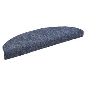 vidaXL Trapmatten zelfklevend 10 st 65x21x4 cm naaldvilt blauw