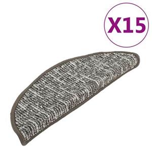 VidaXL Trapmatten 15 st 65x25 cm antracietkleurig