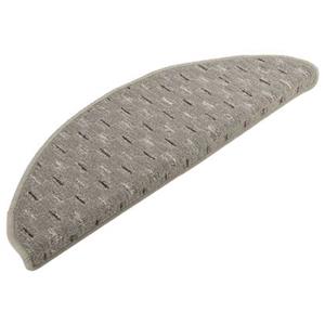 vidaXL Treppenmatten 15 Stk. Grau 65x25 cm 