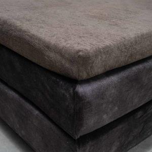 Fresh & Co Luxe Badstof Topper Hoeslaken Kleur: Taupe, 80/90 x 200/220