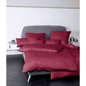 Janine Bettwäsche "Colors 31001", (2 tlg.), in Mako Satin Qualität aus 100% Baumwolle, Bett- und Kopfkissenbezug mit Reißverschluss, pflegeleicht, feinfädig, MADE IN GREEN