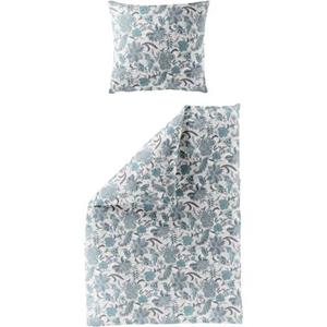 BIERBAUM Overtrekset Flower jungle met bloemen (2-delig)