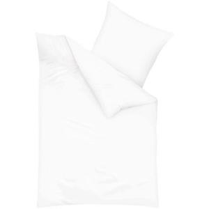 Kaeppel Bettwäsche Mako-Satin weiß Gr. 135 x 200 + 80 x 80