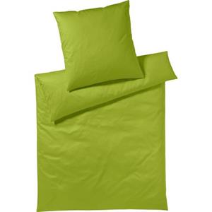 Yes for Bed Bettwäsche "Pure & Simple Uni", (3 tlg.), in Mako Satin Qualität, 100% Baumwolle, in 135x200 cm und 155x220 cm, Bett- und Kopfkissenbezug mit Reißverschluss, Satin 