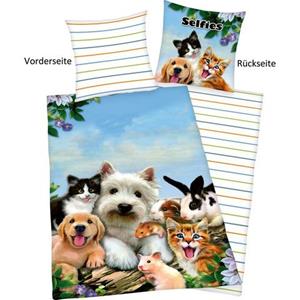 OTTO Kinderovertrekset Selfies met leuk huisdiermotief (2-delig)