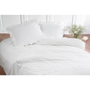 damai Bettwäsche "Savoy", (2 tlg.), in Perkal Qualität mit Stickerei, 100% Baumwolle, Bettwäsche in 135x200 cm und 155x220 cm, 200x200 cm, Bett- und Kopfkissenbezug mit Rei&szli