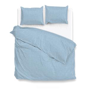 Zo! Home Dekbedovertrek Lino - Topaz Blauw - 2-persoons 200x200/220 Cm