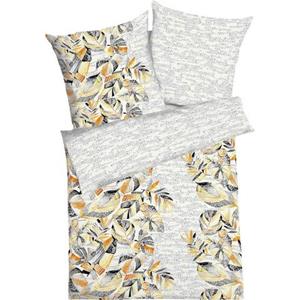 Kaeppel Tweezijdig te gebruiken overtrekset Abstract Jungle met bladpatroon (2-delig)