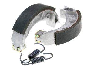 Polini Remblokset  90x18mm incl. Veren voor Trommelrem voor Piaggio / Vespa Ciao, Bravo, Grillo, SI, Vespino Modellen met Speichenrad