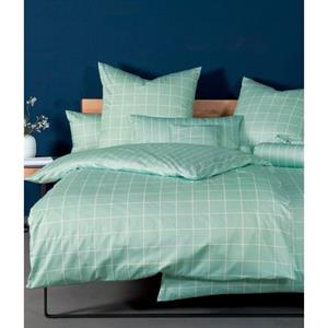 Janine Design Mako-Satin-Bettwäsche Modern Classic jadegrün 135x200cm