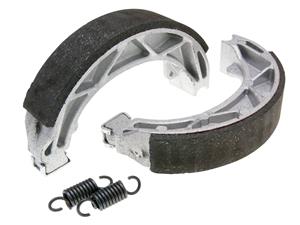 Polini Remblokset  140x25mm incl. Veren voor Trommelrem voor Aprilia 50 Scarabeo, Piaggio 50 Fly, Liberty, Vespa 50 Primavera