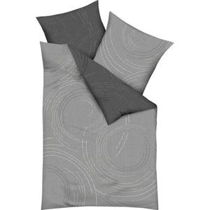 Kaeppel "Wendebettwäsche ""Jaro"" Mako-Satin" rot Gr. 200 x 200 + 2 x 80 x 80