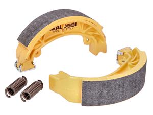 Malossi Remschoenen  Set  Brake Power T10 110x25mm voorkant / achter voor Aprilia Amico, Rally, Sonic, SR, Baotian BT49QT-2, 7, 9, 11, Benelli Naked...