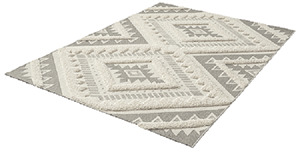 Merinos Vloerkleed Kayra Voor binnen en Buiten Crème/Grijs-80 x 150 cm