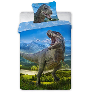 SlaapTextiel Dinosaurus Dekbedovertrek T-Rex